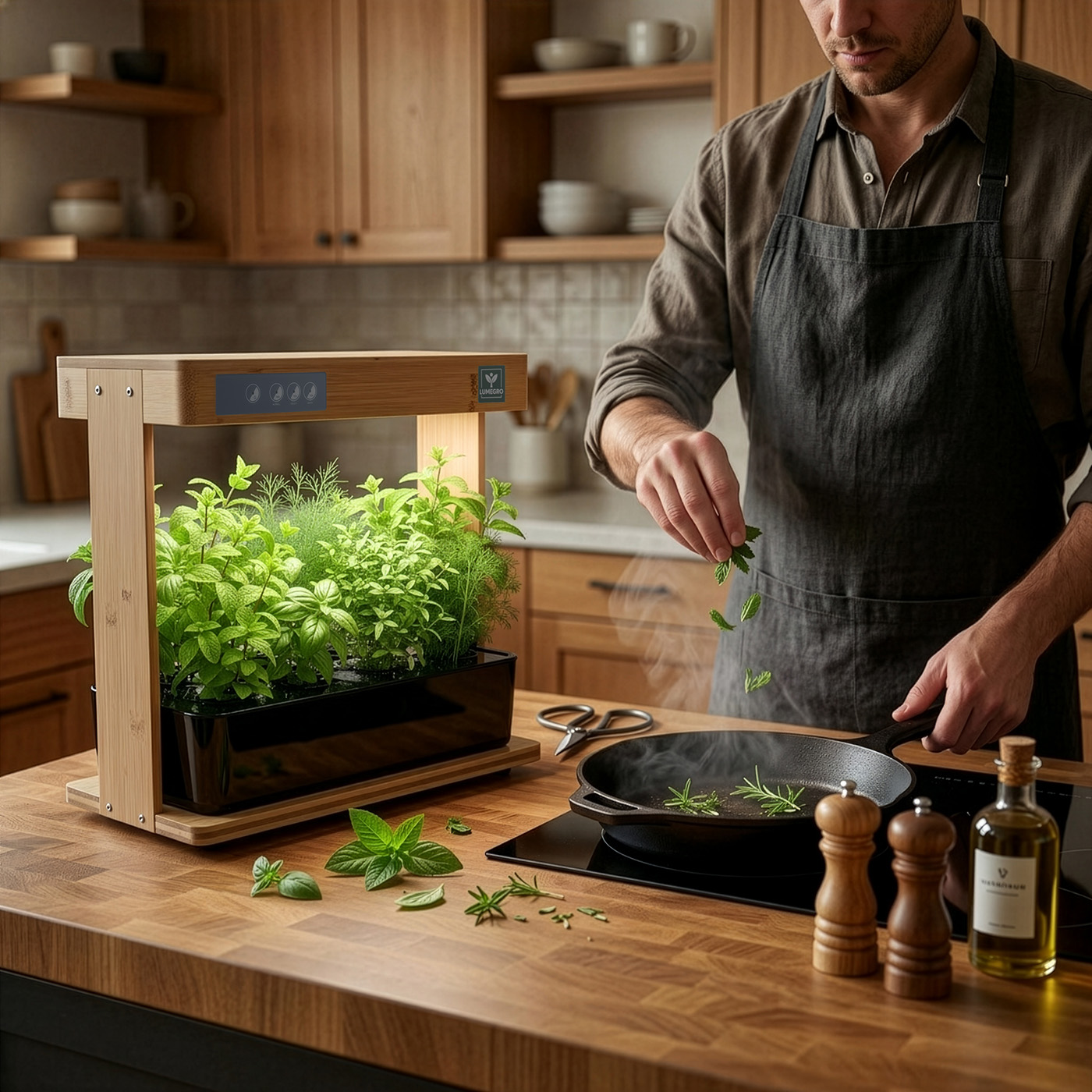 Kitchin Style Black set compleet + 15 kruidenzaden