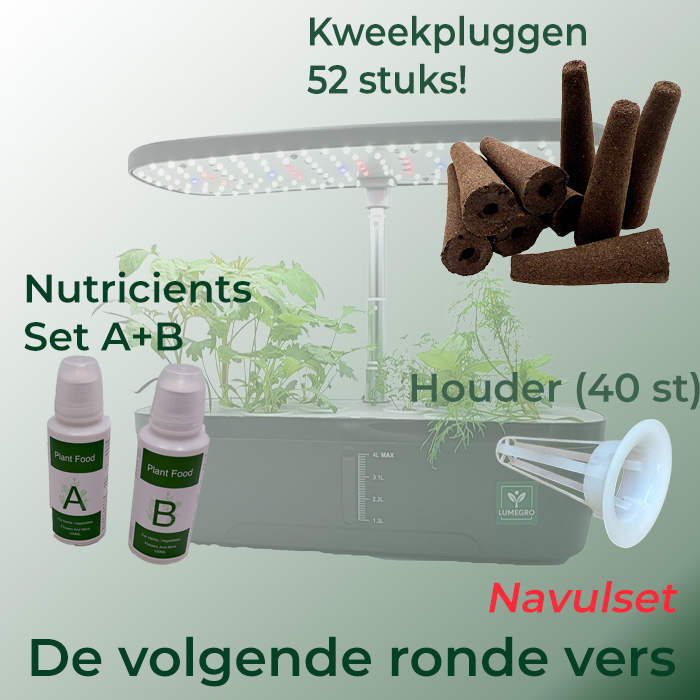 De volgende ronde vers Kitchin met houder