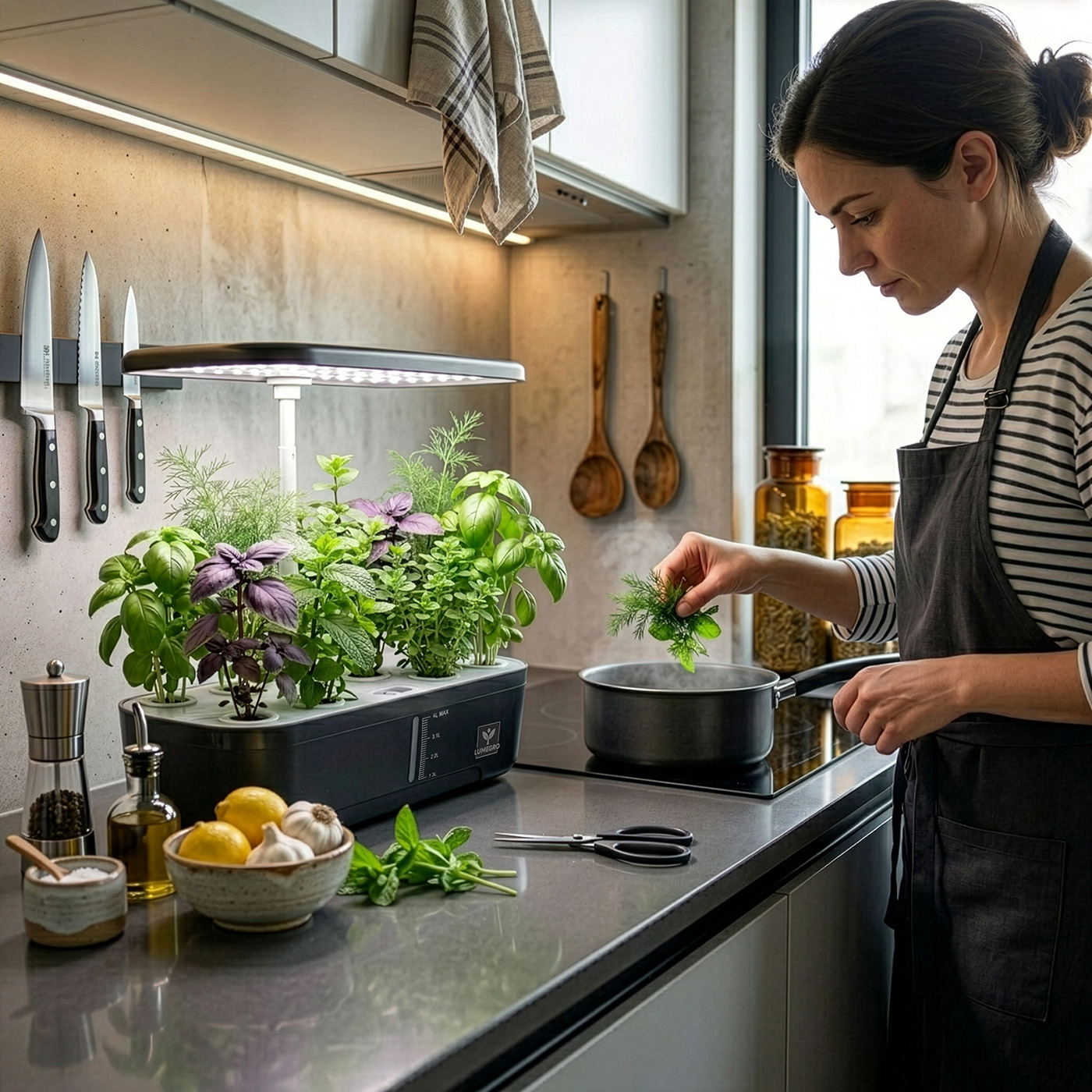 Kitchin Extra set compleet met 15 soorten kruidenzaden.